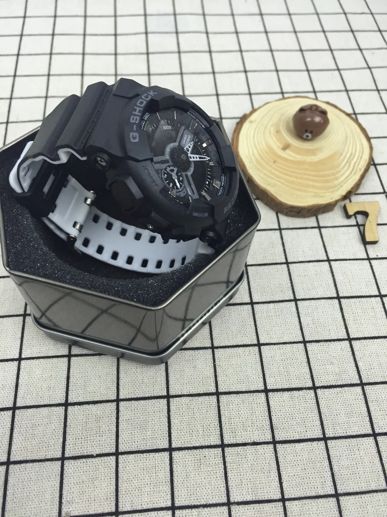 Casio G-Shock GA-100 Noir Mat Analogique-Digital Montre Sport 8
