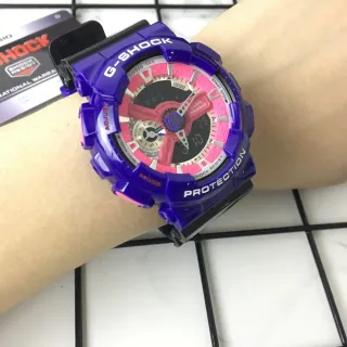 Casio G-Shock GA-110 Purple and Pink Analog-Digital Sports Watch