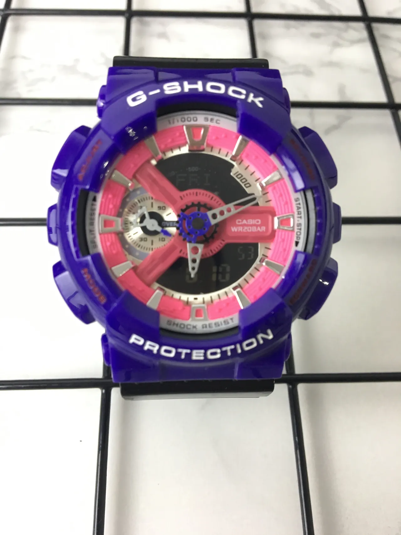 Casio G-Shock GA-110 Purple and Pink Analog-Digital Sports Watch 3