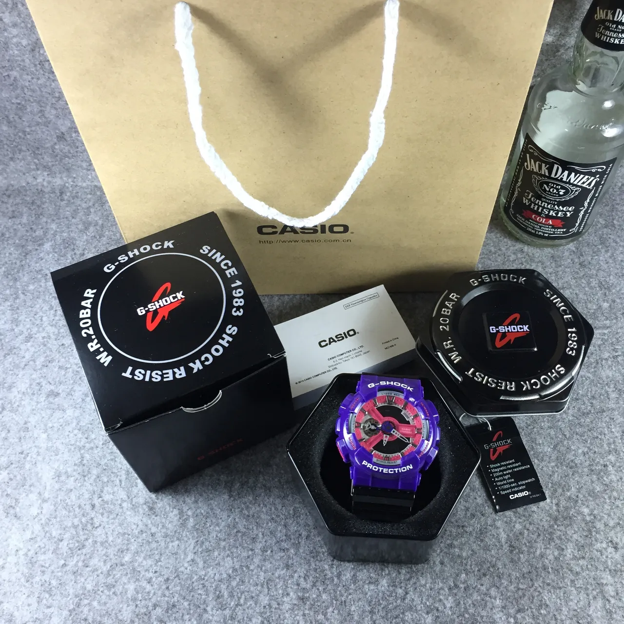 Casio G-Shock GA-110 Purple and Pink Analog-Digital Sports Watch 7
