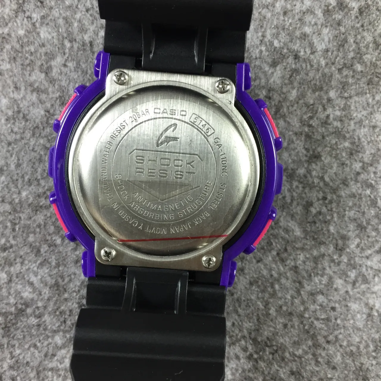 Casio G-Shock GA-110 Purple and Pink Analog-Digital Sports Watch 9