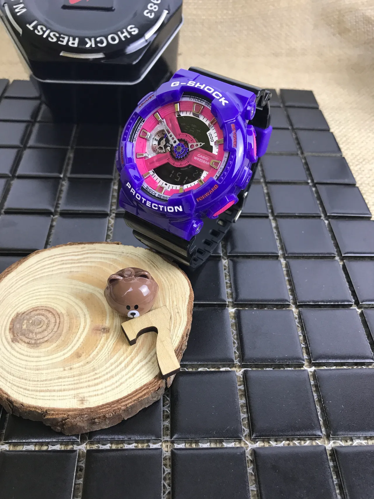 Casio G-Shock GA-110 Purple and Pink Analog-Digital Sports Watch 17