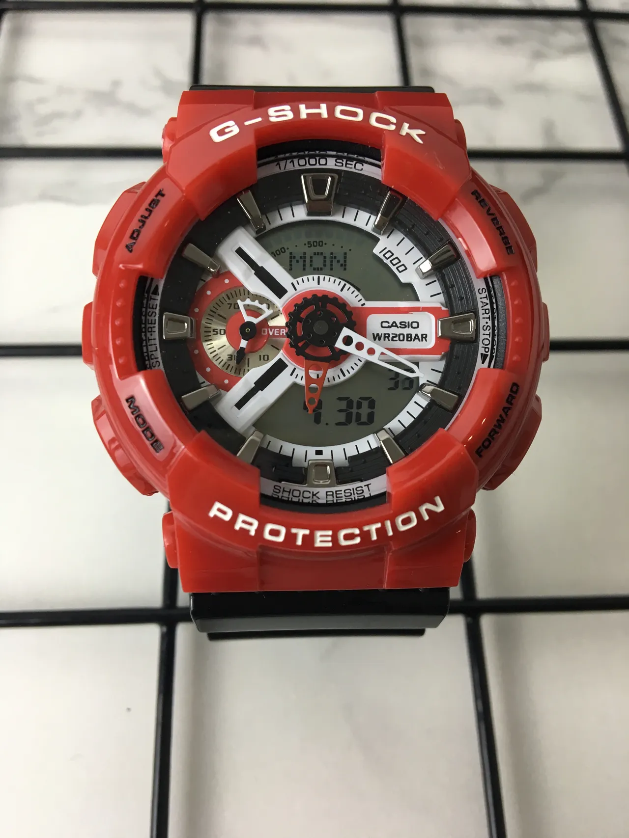 Casio G-Shock GA-110 Rojo Reloj Deportivo Protector 3