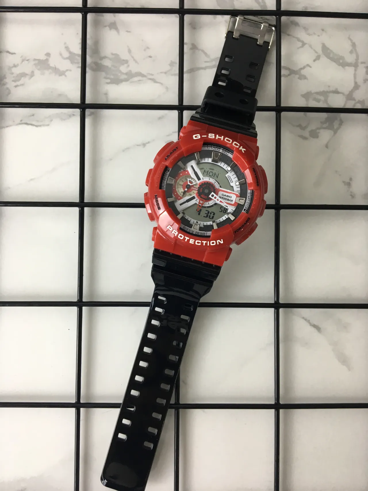 Casio G-Shock GA-110 Rojo Reloj Deportivo Protector 6