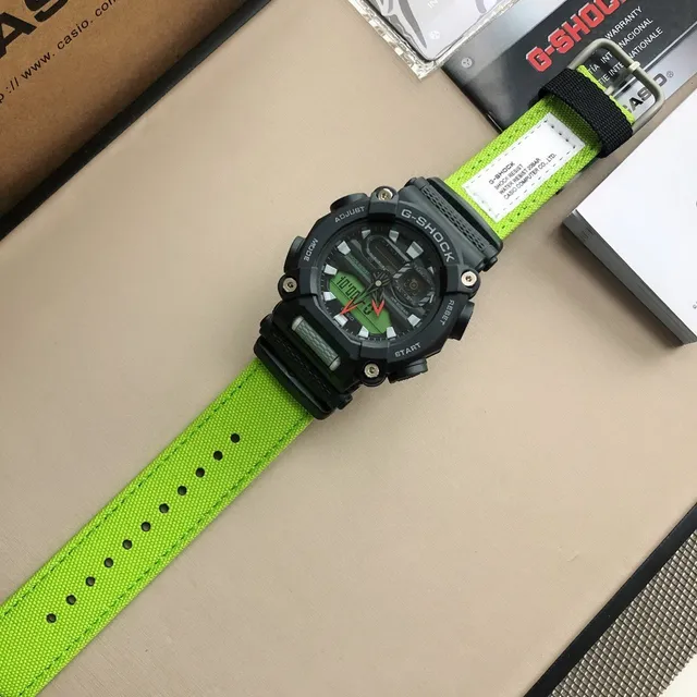 Casio G-Shock GA-2100 Black Green Sports Watch 7