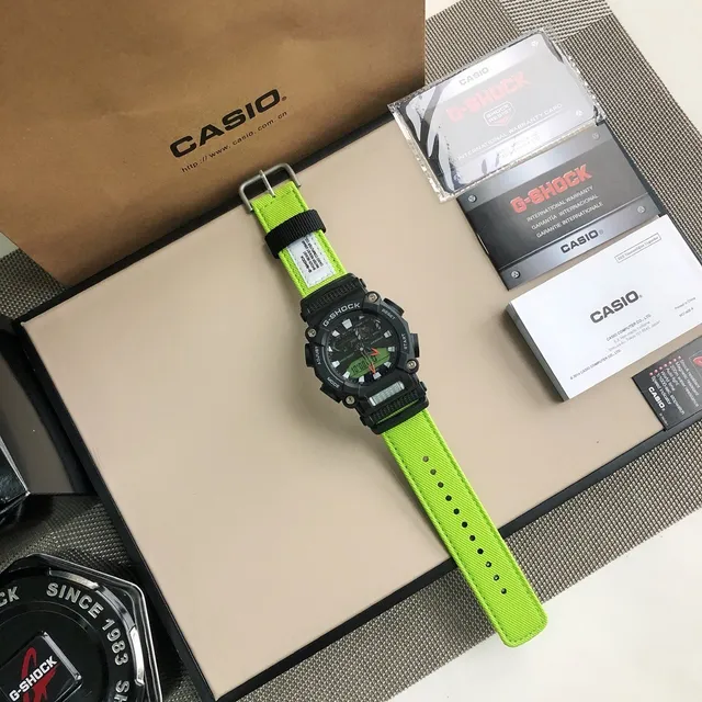Casio G-Shock GA-2100 Black Green Sports Watch 9