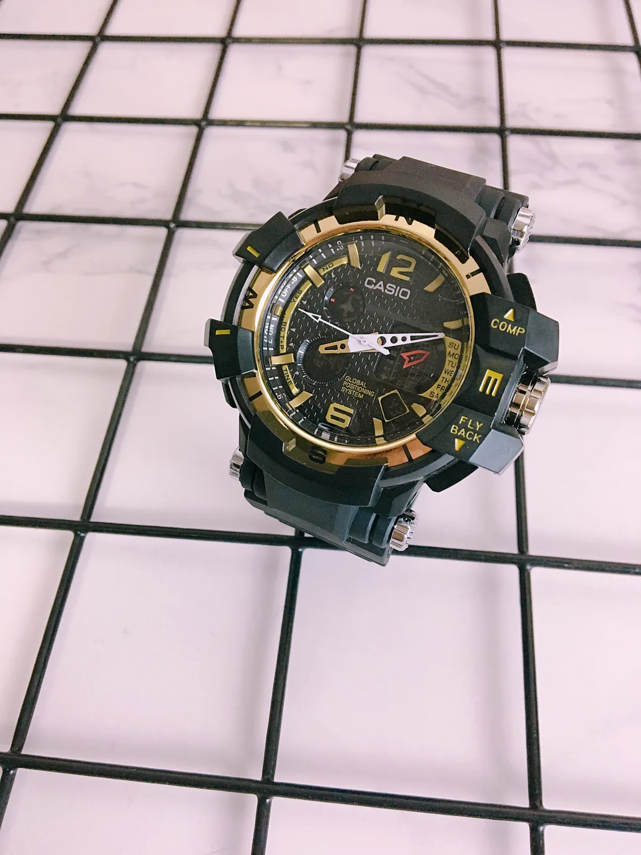 Casio G-Shock Mudmaster Black Gold Rugged Resin Construction Dial Watch 2