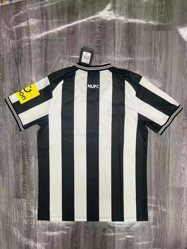 Castore Newcastle United Black and White Striped Club Jersey 2