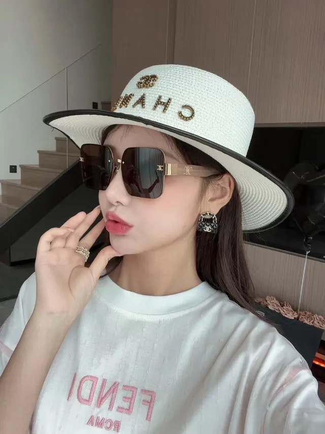 Celine Brown Gold Square-Frame Gradient-Lens Sunglasses 2