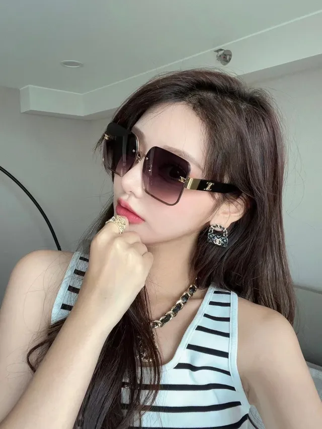 Celine Brown Gold Square-Frame Gradient-Lens Sunglasses 4