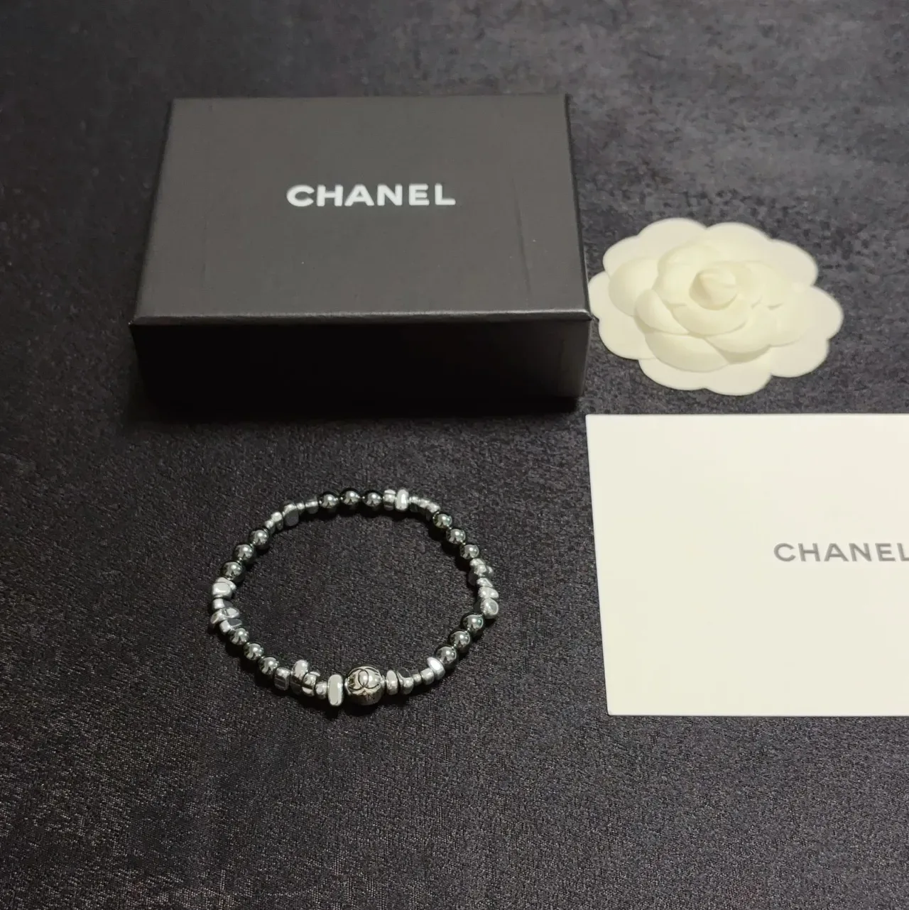 Chanel Metallic Bead Mix Bracelet 2