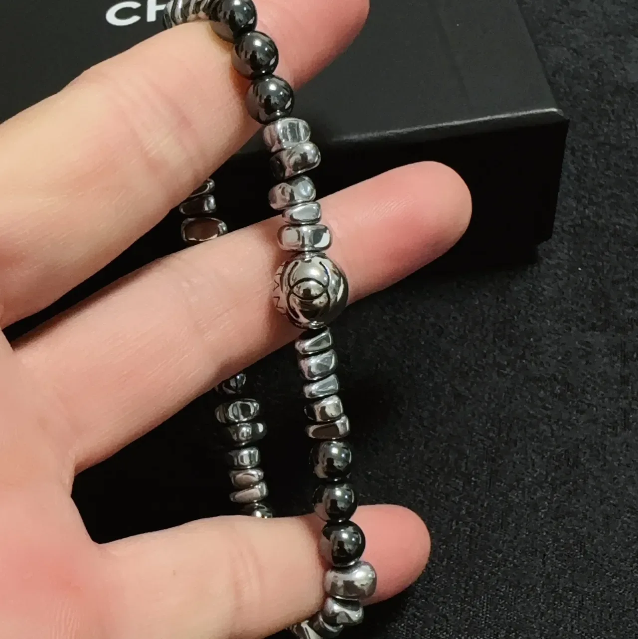 Chanel Metallic Bead Mix Bracelet 4