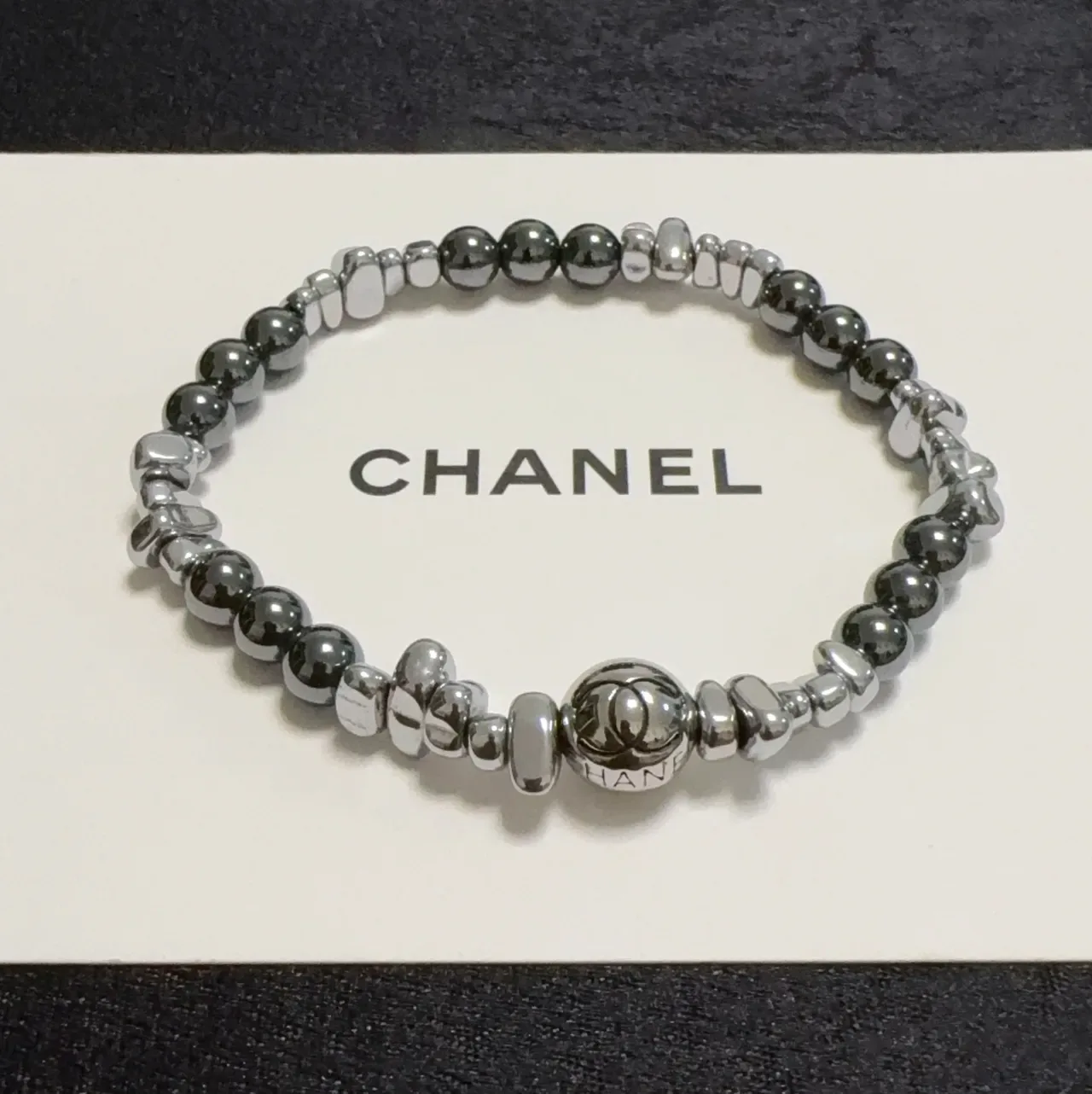 Chanel Metallic Bead Mix Bracelet 5