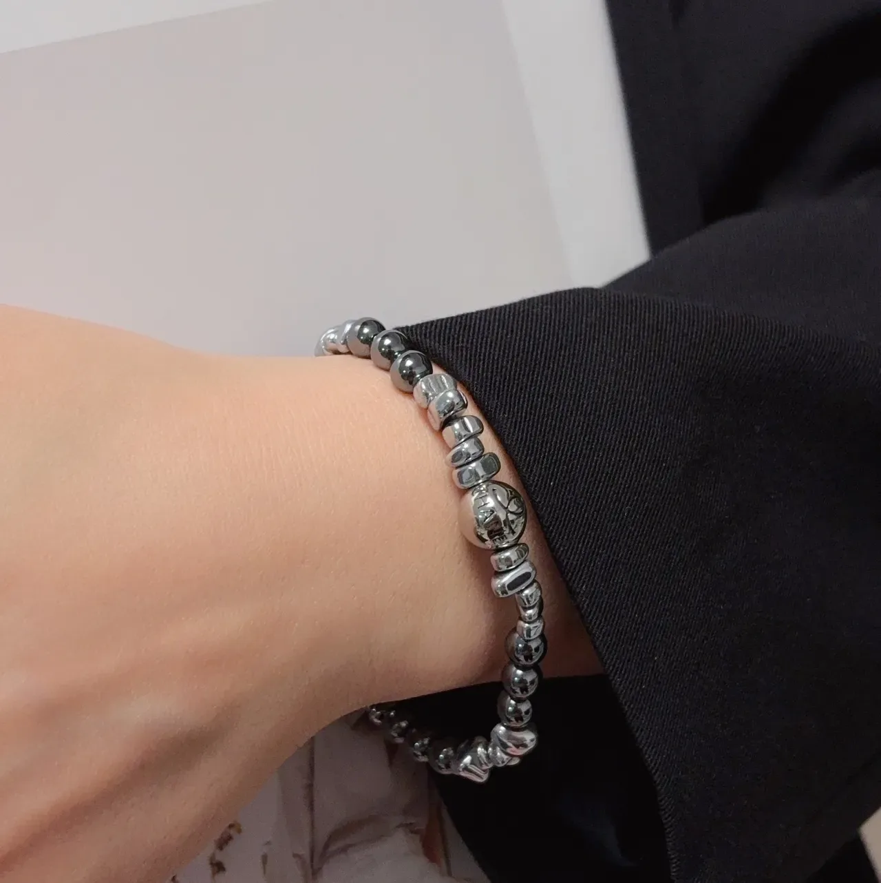 Chanel Metallic Bead Mix Bracelet 8