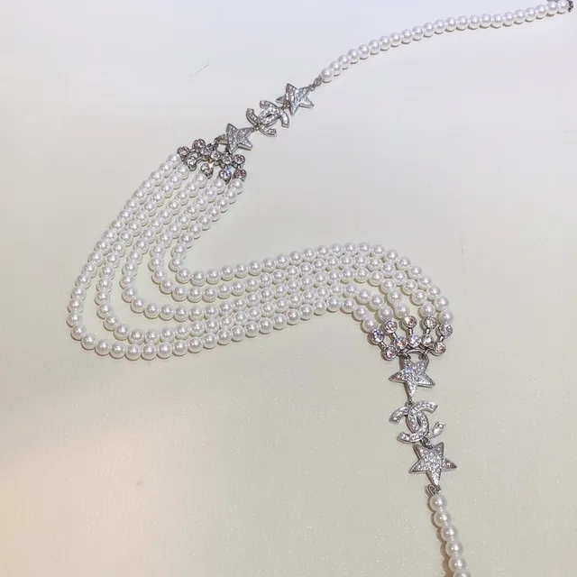 Chanel Star & CC Pearl Choker Necklace 2