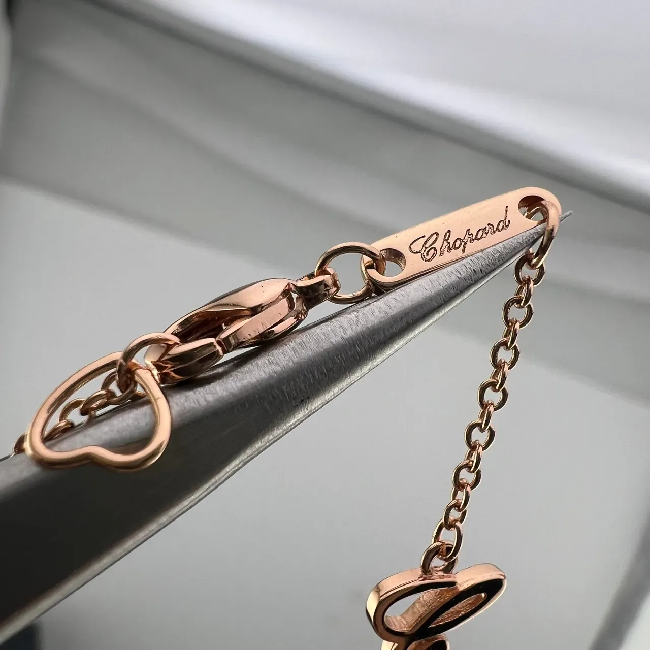 Chopard Happy Diamonds Floating Diamond Double-Ring Pendant Necklaces 3