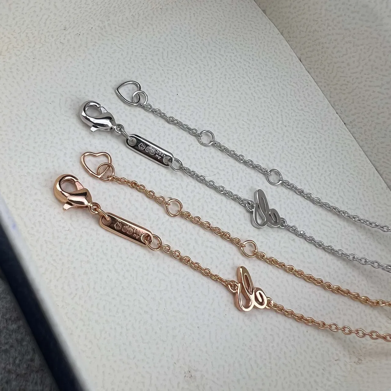 Chopard Happy Diamonds Floating Diamond Double-Ring Pendant Necklaces 4
