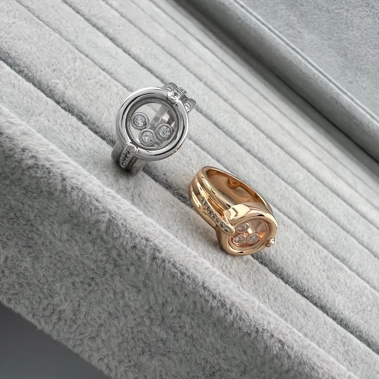 Chopard Happy Diamonds Rotating Diamond Disc Ring 4