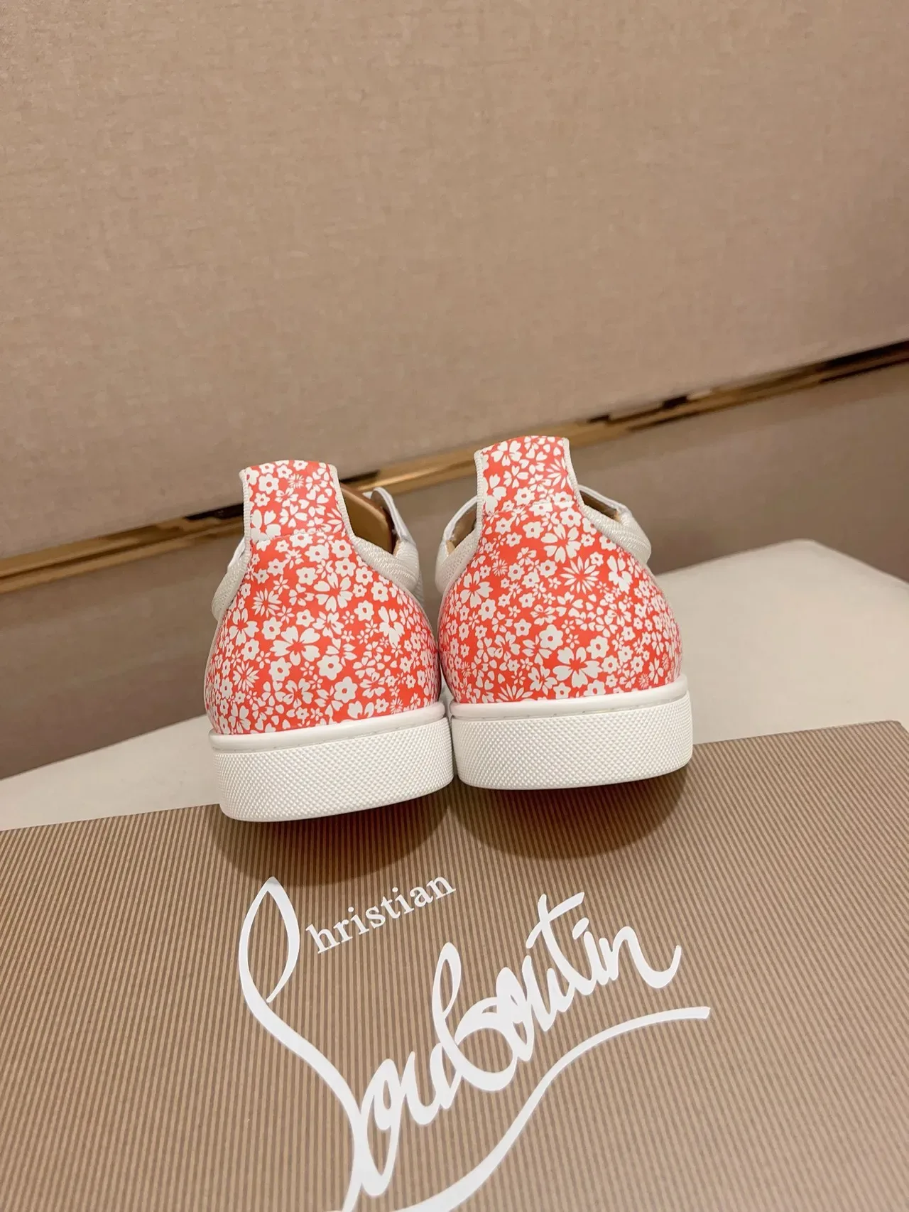 Christian Louboutin White Black Studded Toe Cap Mesh And Leather Paneling Lifestyle Sneakers 3