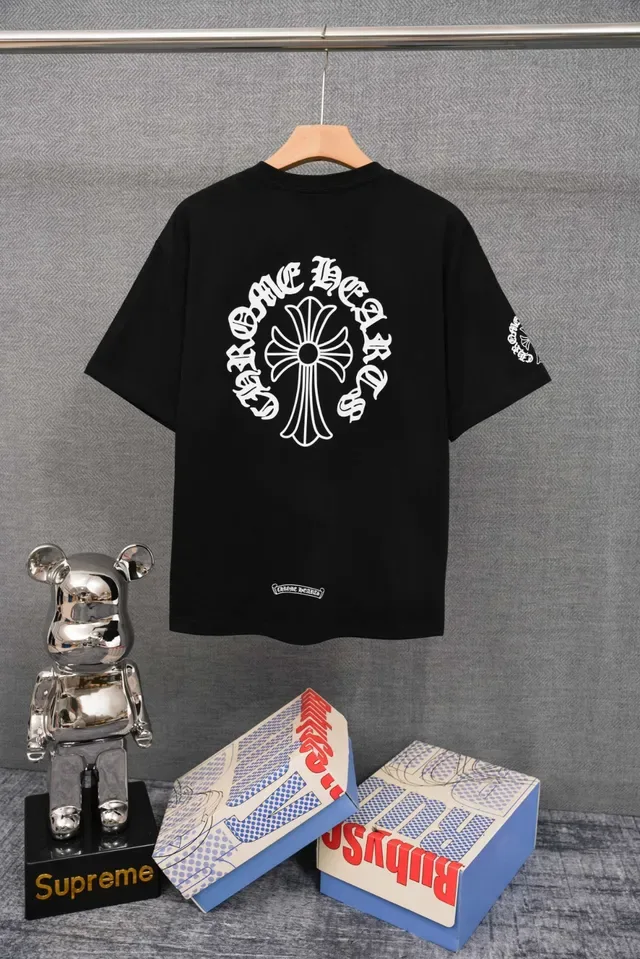 Chrome Hearts Embroidered Cross Logo White T-Shirt 3