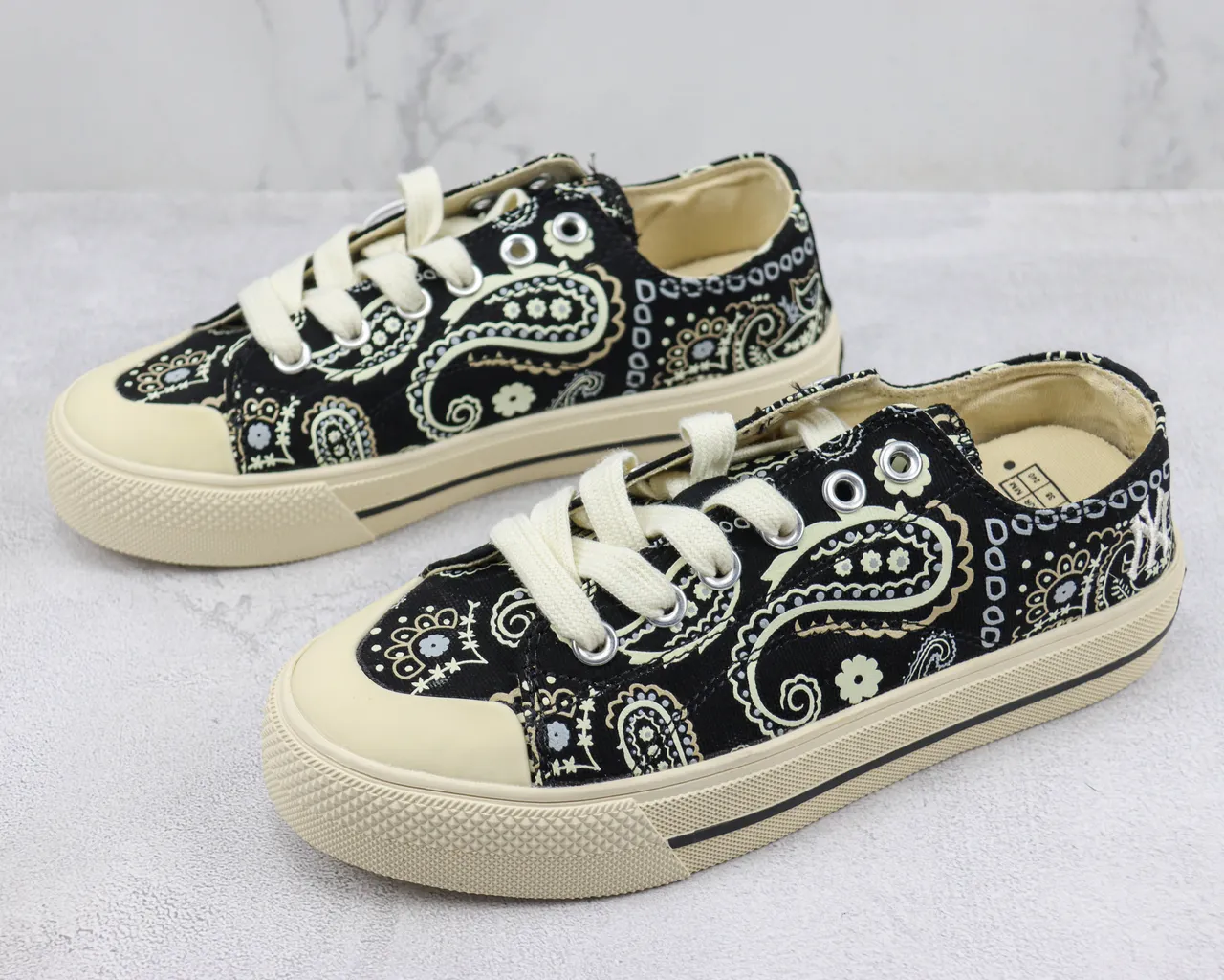 Converse Chuck Taylor All Star Paisley-Print Canvas Lifestyle Sneakers 4