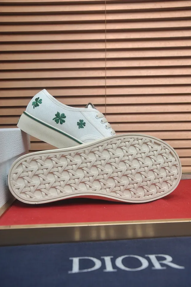 Converse Tênis Lifestyle Branco Verde Lona Bordado Com Tréboles 3