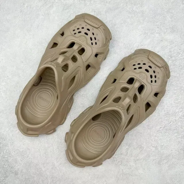 Crocs Beige Molded Foam Ventilated Clog 8
