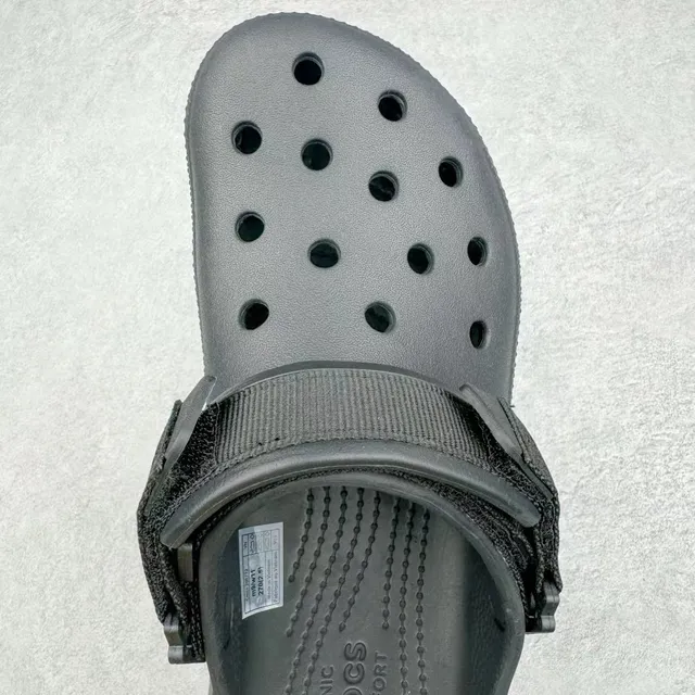 Crocs Echo Clog Black Platform Strap Clog 4