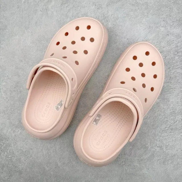 Crocs Echo Clog زويكو وردي فاتح منصة 8