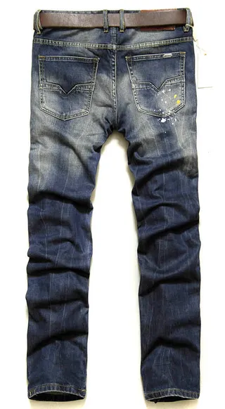 Diesel Darron Jeans Dégradés avec Éclaboussures de Peinture Slim-Fit 6