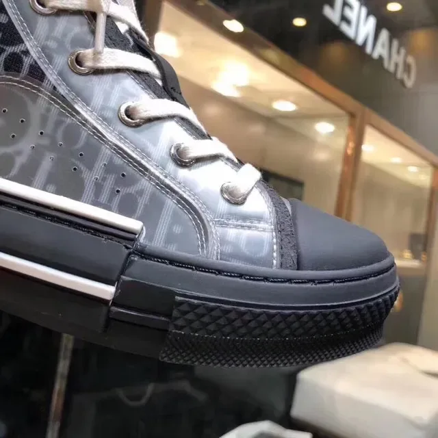 Dior B23 High-Top Transparent Monogram Lifestyle Sneakers 3