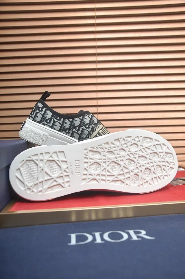 Dior B23 Monogram Canvas Strap-Closure Lifestyle Sneakers 3