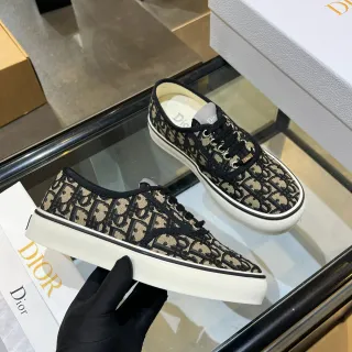 Dior B23 Oblique Monogram Black Beige Lifestyle Sneakers