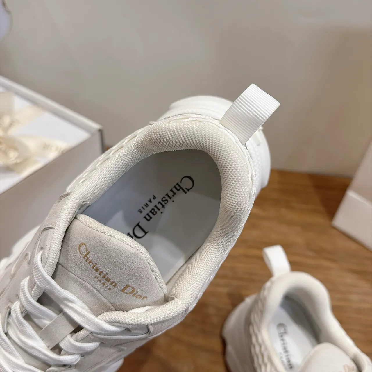 Dior B23 Pink Jacquard Chunky Sneakers 4