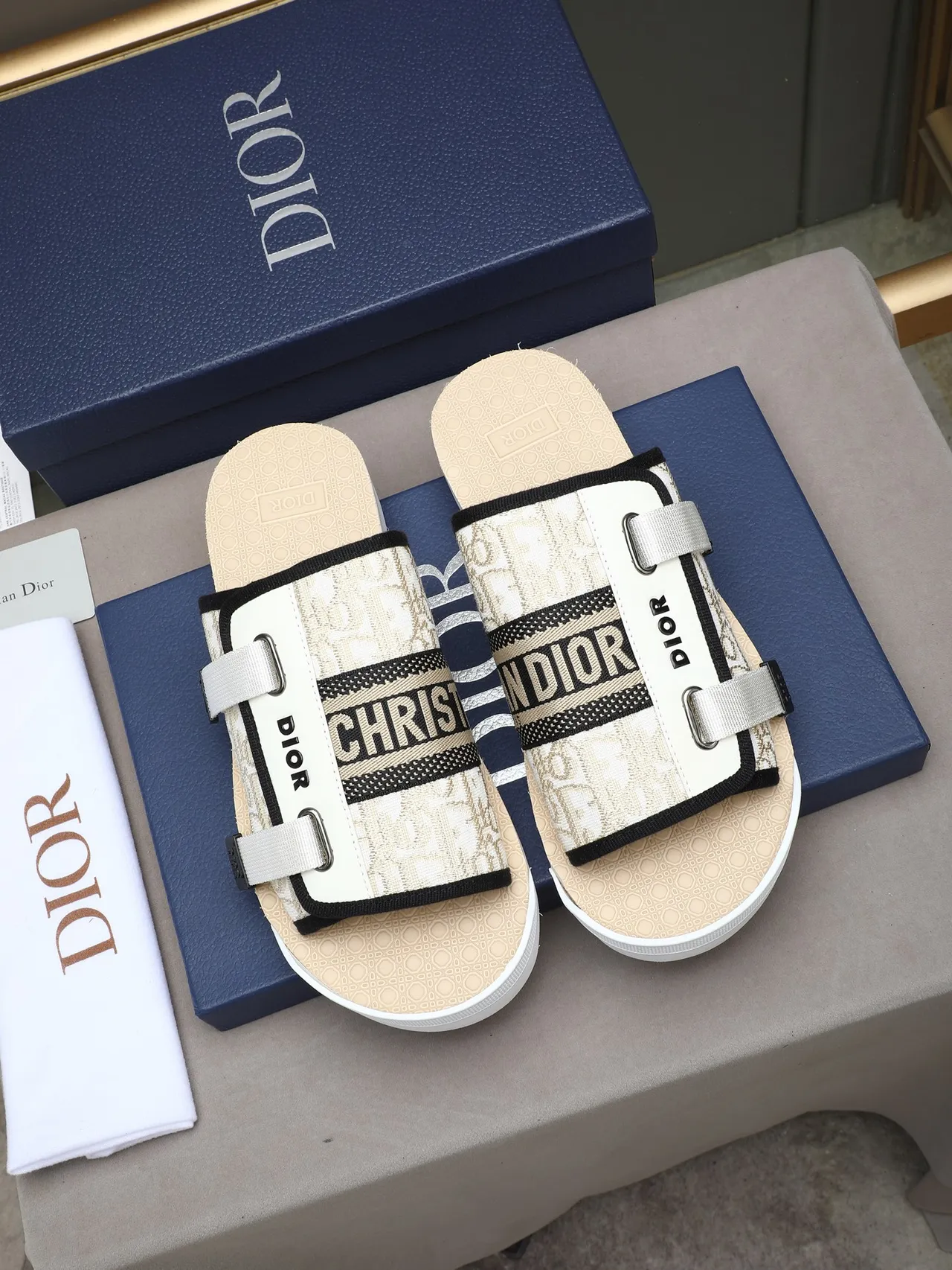 Dior B27 Oblique Monogram Slide Slippers 2