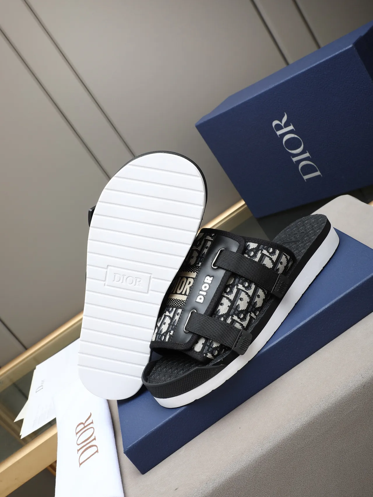 Dior B27 Oblique Monogram Slide Slippers 6