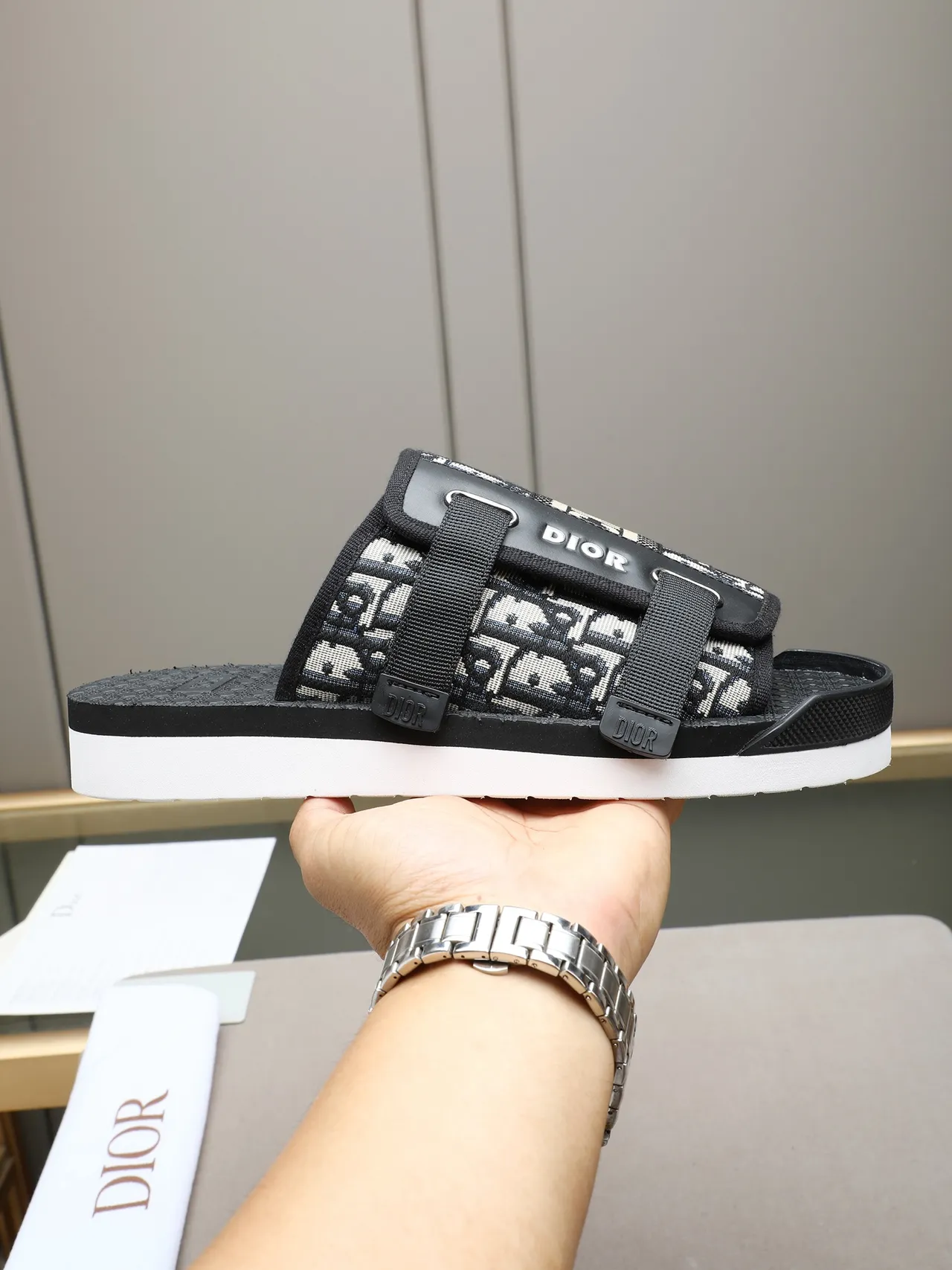 Dior B27 Oblique Monogram Slide Slippers 7
