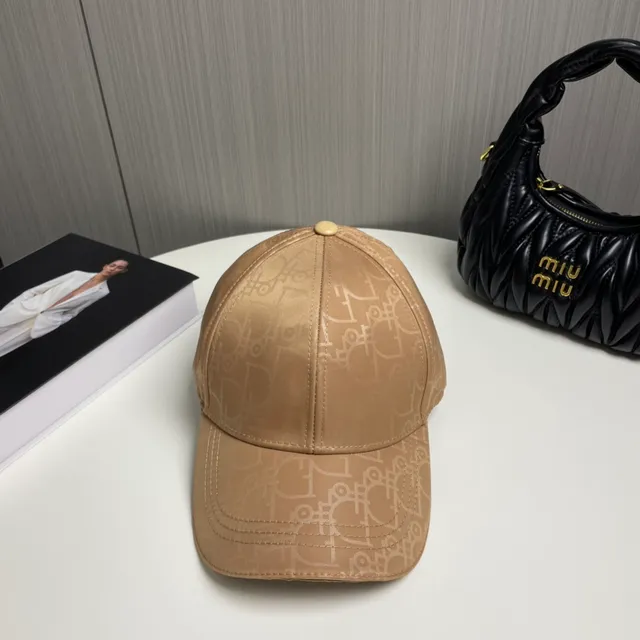 Dior Oblique Monogram Beige Baseball Cap 2