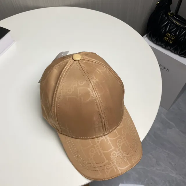 Dior Oblique Monogram Beige Baseball Cap 6