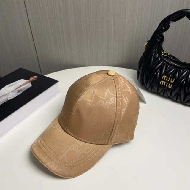 Dior Oblique Monogram Beige Baseball Cap 7