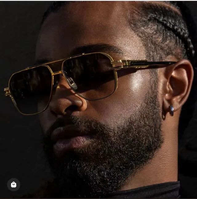 DITA KUDRU Gold-Tone Navigator Sunglasses 6