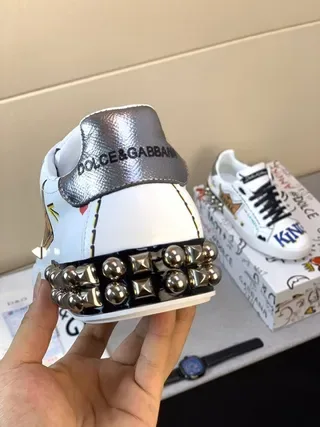 Dolce & Gabbana Love Royal Baskets Lifestyle Blanches à impression graphique 4