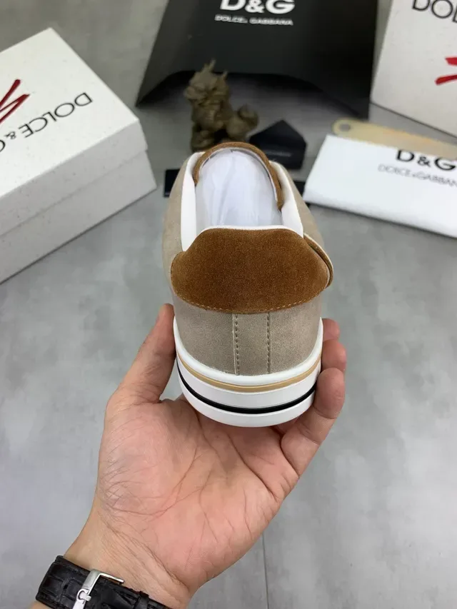 Dolce & Gabbana Cow-Print Suede Platform Sneaker 3