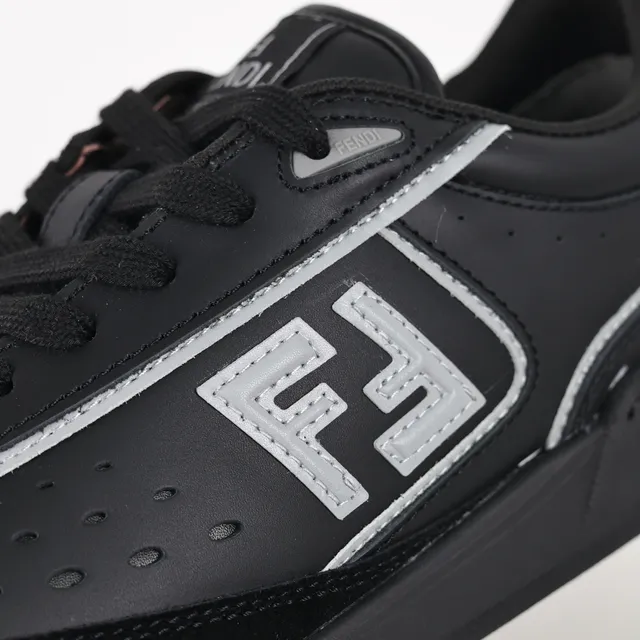 Fendi Noires FF Logo Perforées Lifestyle Sneakers 6