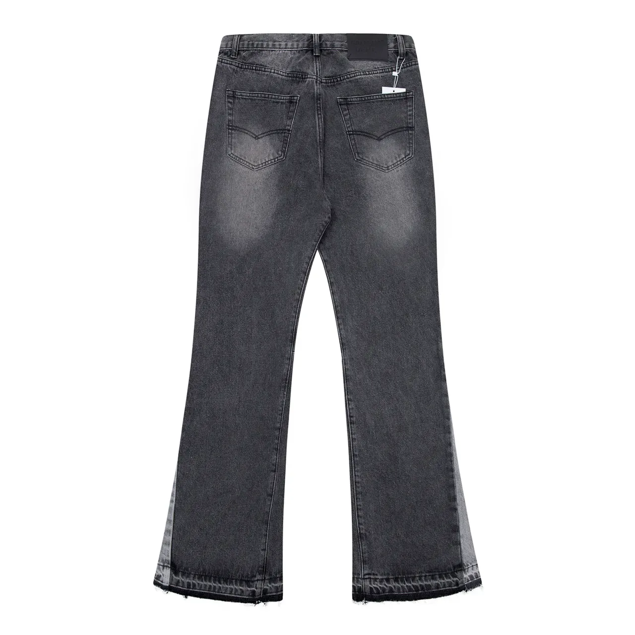 Gallery Dept Flared Raw-Hem Washed Black Denim Jeans 3
