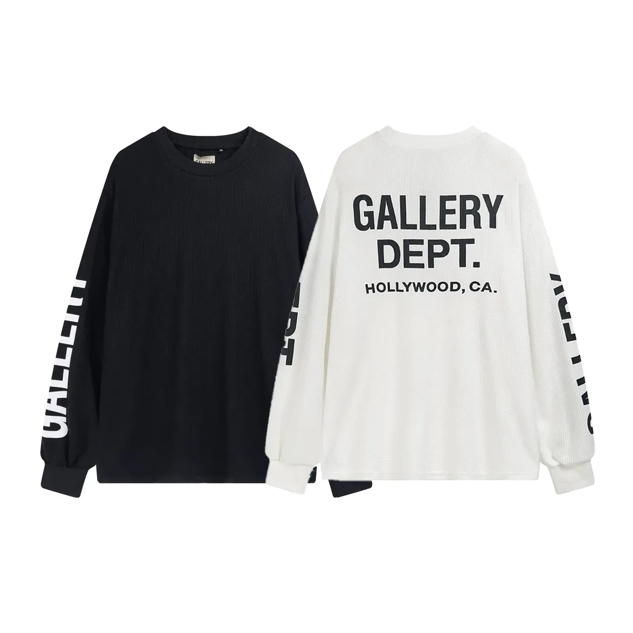 Gallery Dept Waffle-Knit Oversized Crewneck Sweater 2