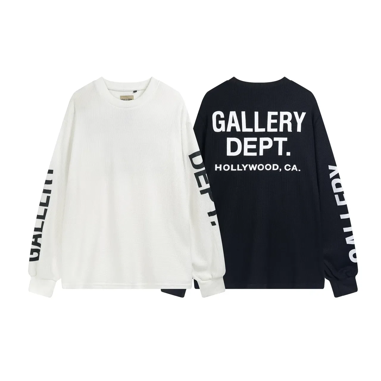 Gallery Dept Waffle-Knit Oversized Crewneck Sweater 3