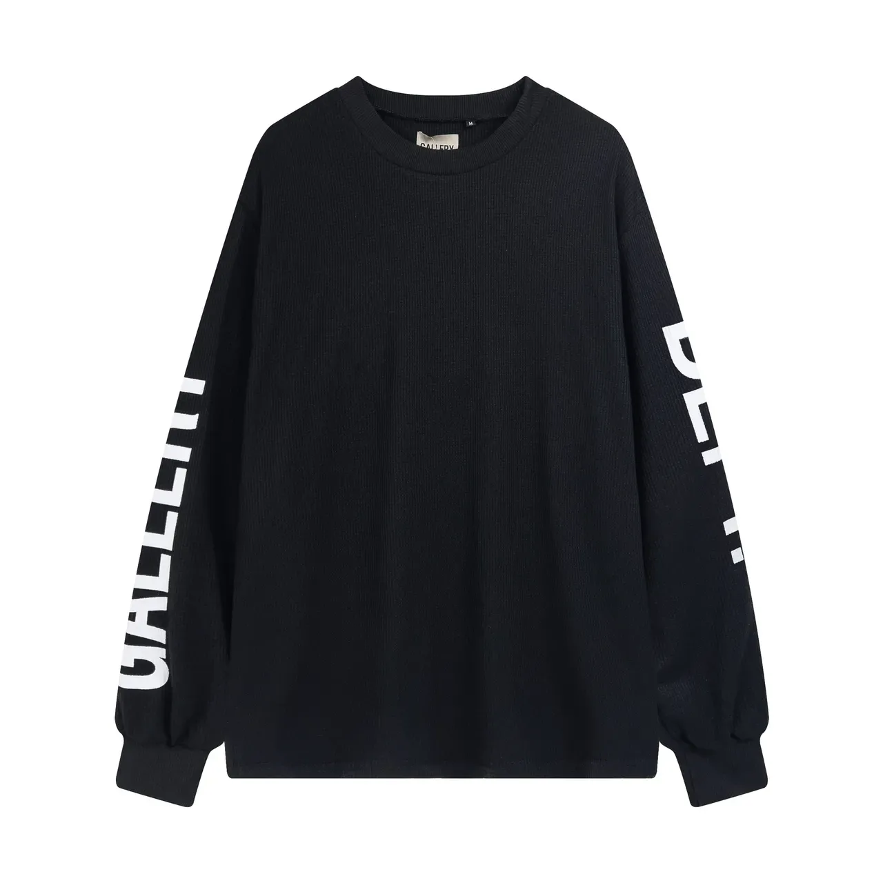 Gallery Dept Waffle-Knit Oversized Crewneck Sweater 4