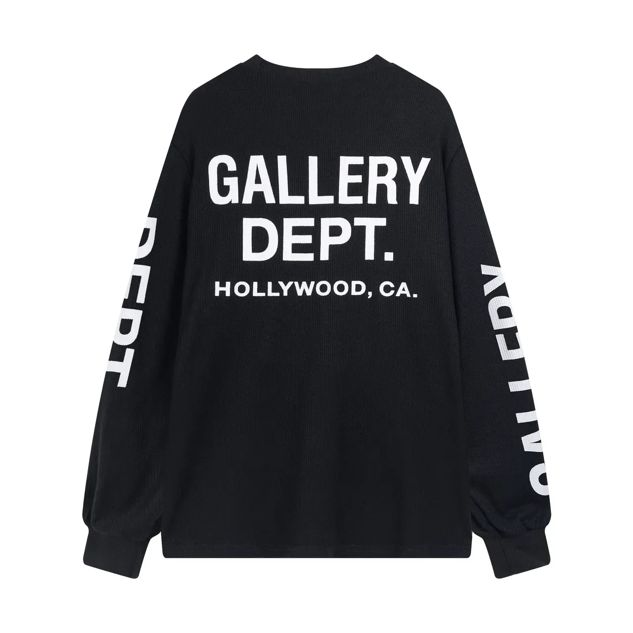 Gallery Dept Waffle-Knit Oversized Crewneck Sweater 5