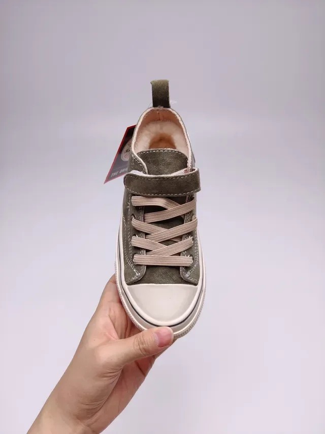 Army Green Beige High-Top Suede Upper Sneakers 12